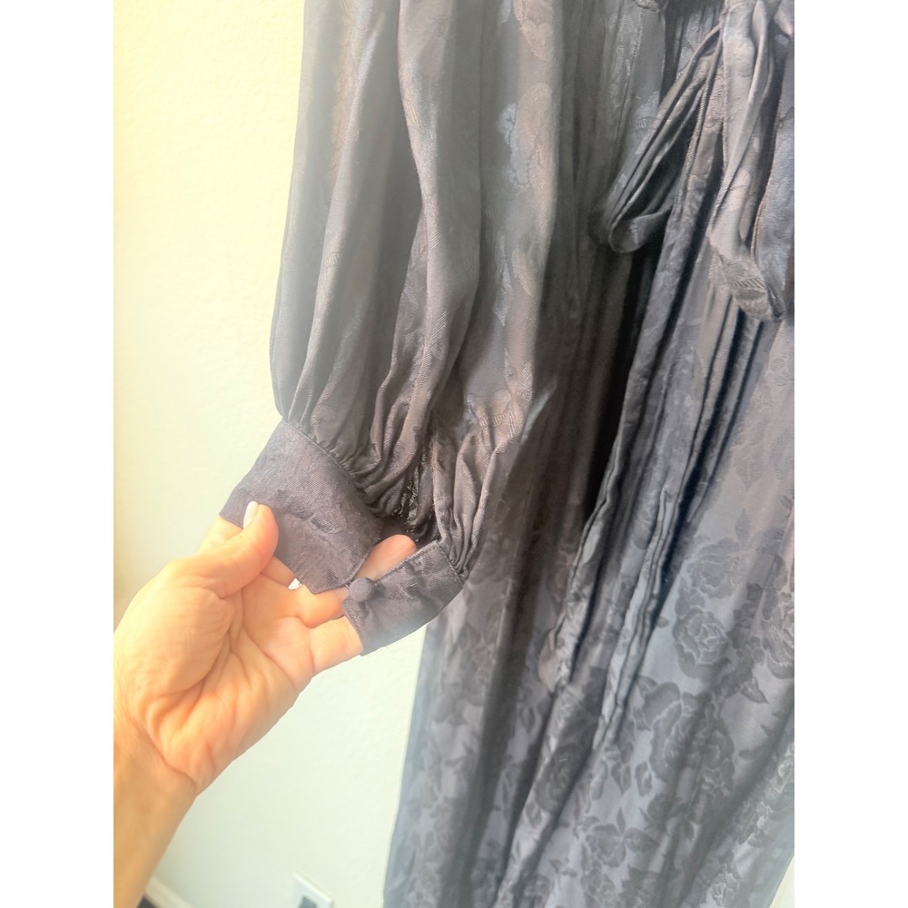 Joanie Whimsigoth Victorian Maxi Dress Size 16 Witchy Renaissance Dark Romantic - Picture 10 of 12